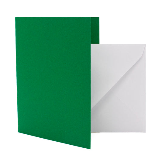 Cards Singlefold A6 Dark Green Pack of 10 - Default Title (SFA6GREEN)