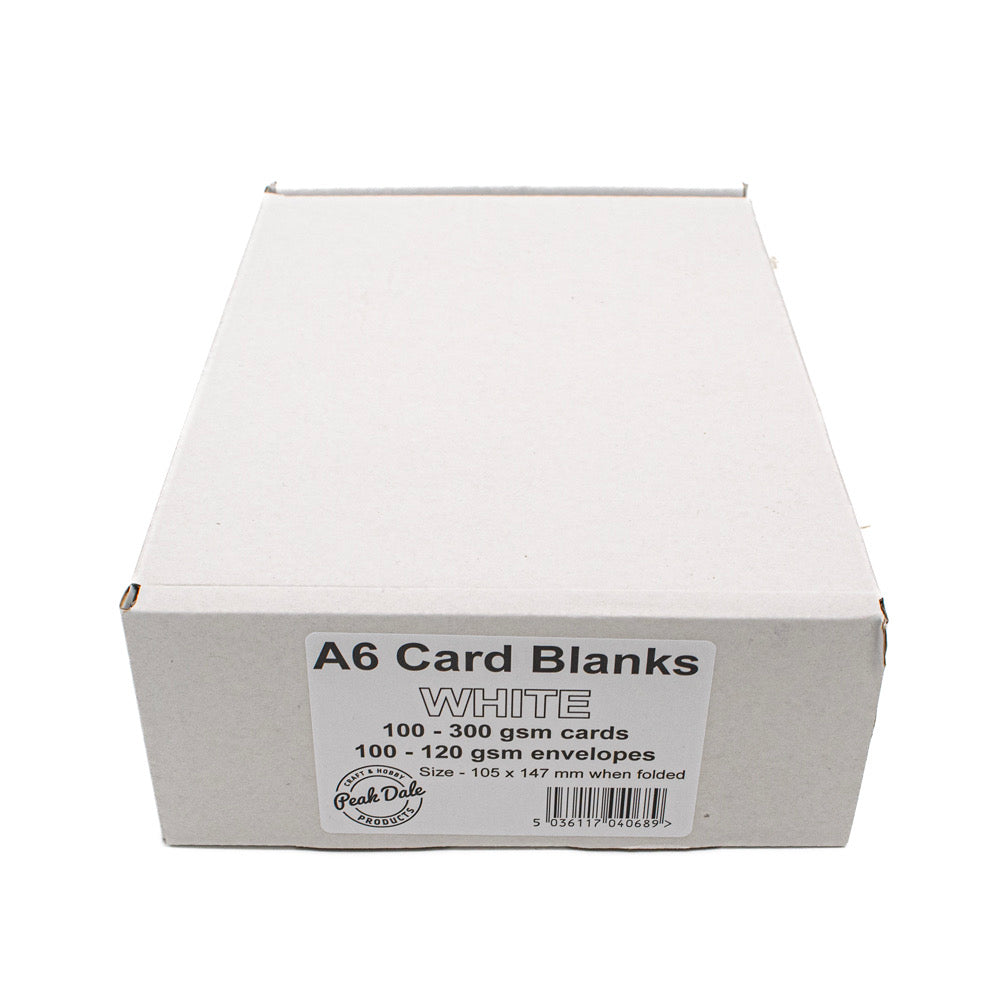 Cards Singlefold A6 White Pack of 100 - Default Title (SFA6WHX100)