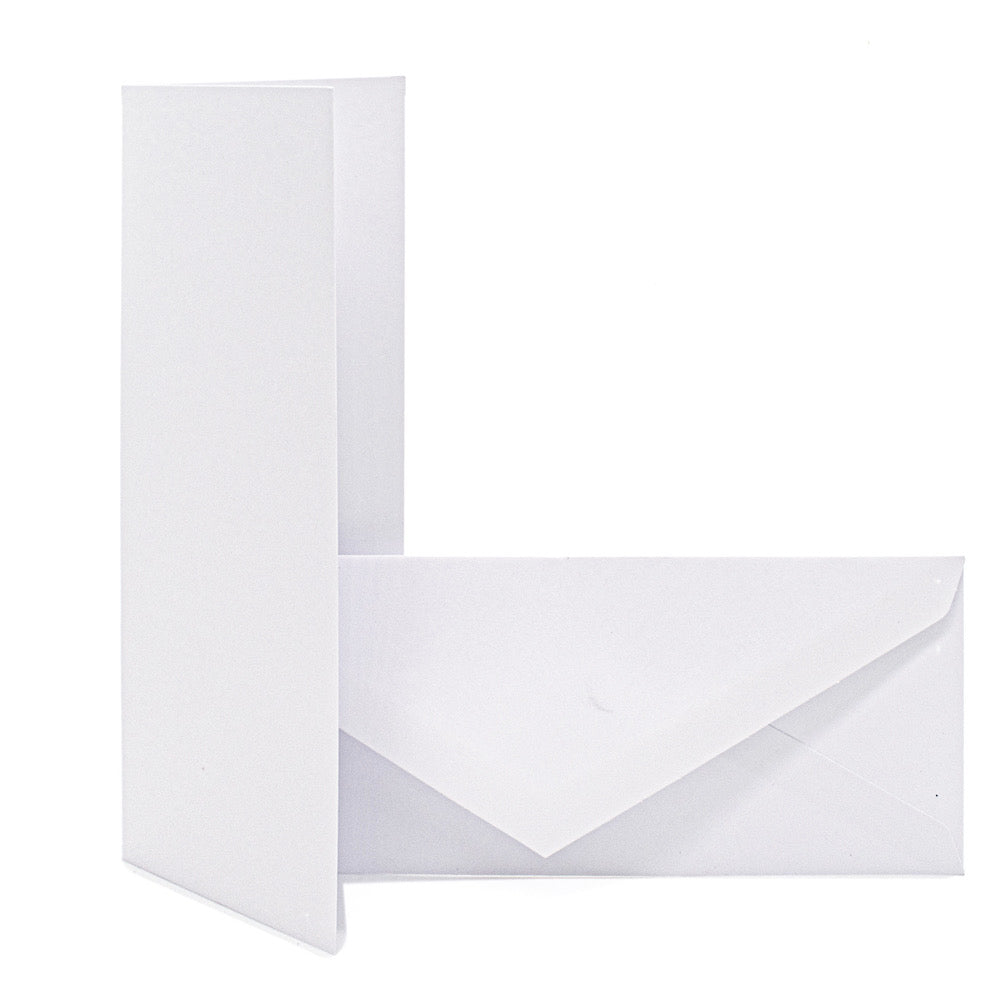 Cards Singlefold Slim White Pack of 10 - Default Title (SFSLWHITE)