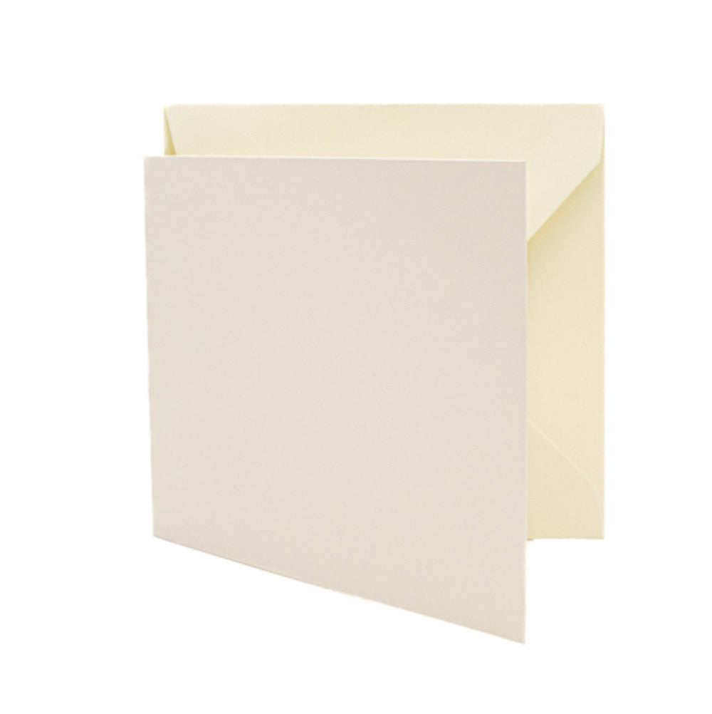 Cards Singlefold SMALL Square Cream Pack of 10 - Default Title (SFSSQCREAM)