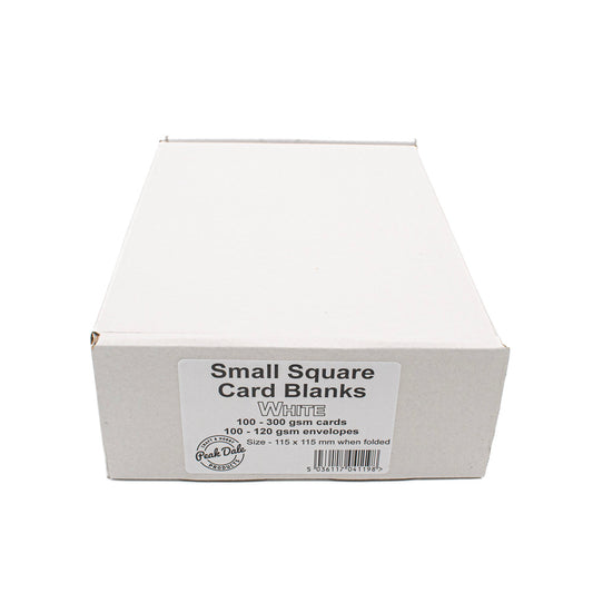 Cards Singlefold SMALL Square White Pack of 100 - Default Title (SFSSQWHX100)