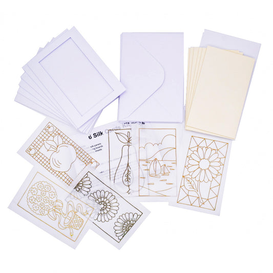 Silk Card Kit Assorted Designs 6 Pack - Default (SILK6CARDS)