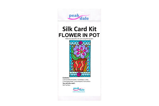 Silk Card Flower in Pot - Default Title (SILKCARDFLO)