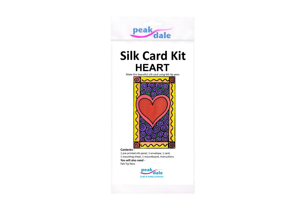 Silk Card Heart - Default Title (SILKCARDHEA)