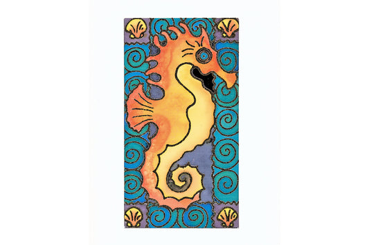 Silk Card Sea Horse - Default Title (SILKCARDSEA)