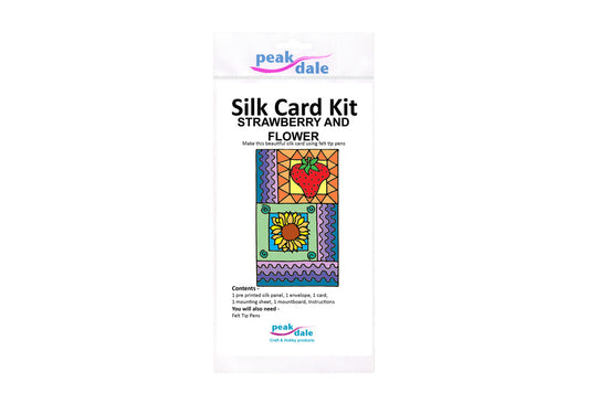 Silk Card Strawberry and Flower - Default (SILKCARDSTR)