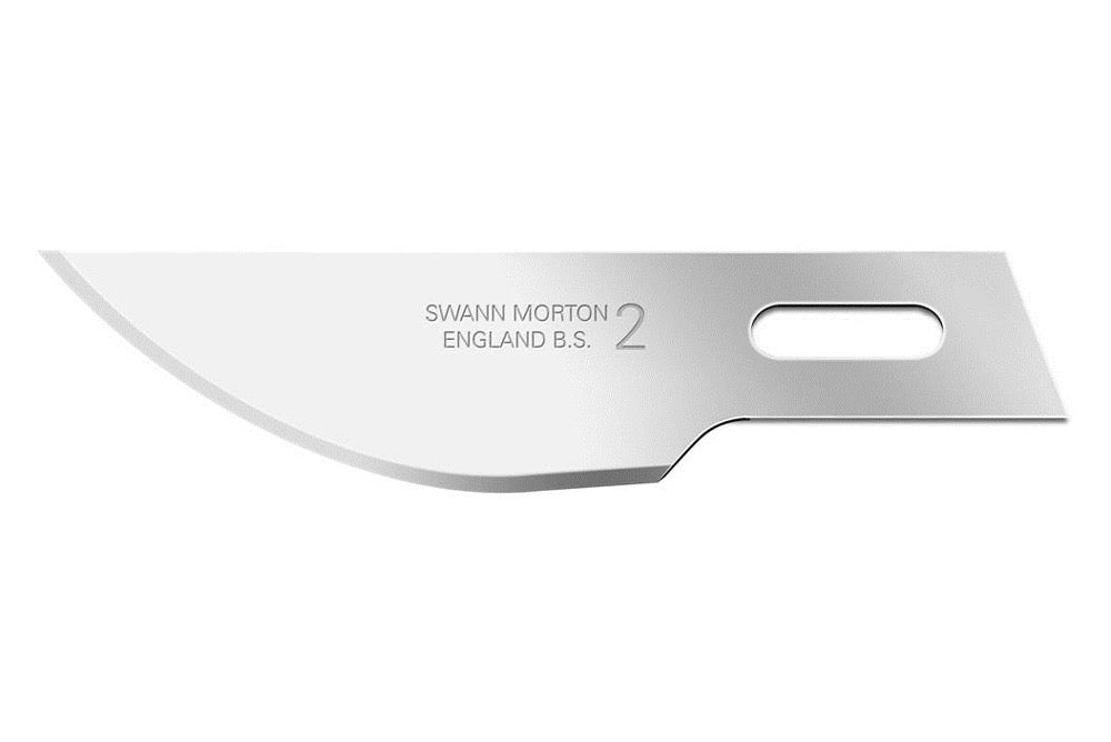 Swann Morton 1242 Craft Tool Blade No2 Bx 50 - Default Title (SMCRATOOBLA2)