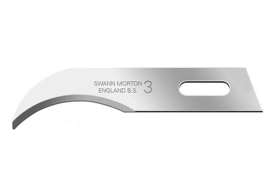 Swann Morton 1243 Craft Tool Blade No3 Bx 50 - Default Title (SMCRATOOBLA3)