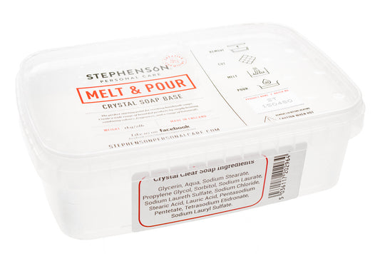 Soap Base Melt & Pour Clear 1kg Tub - Default Title (SOAPBCL)