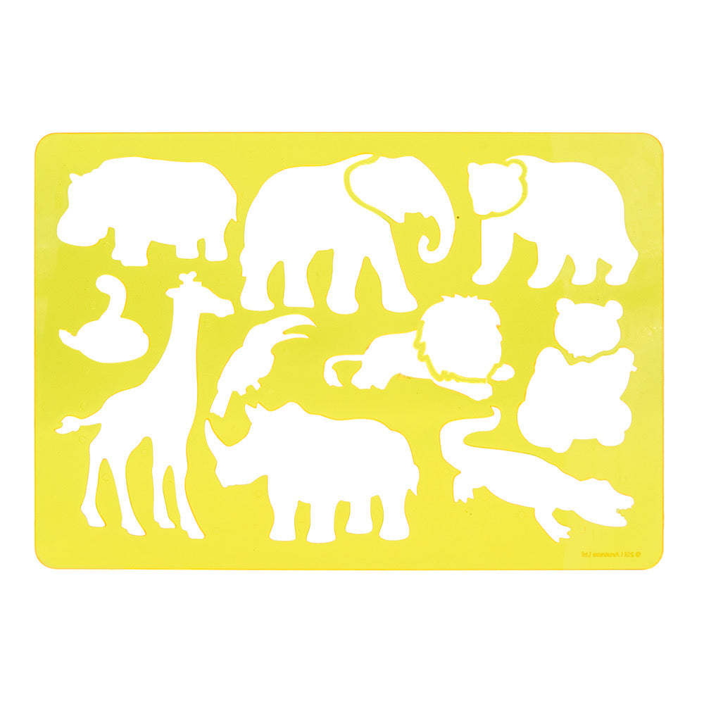 Stencils Wild Animals Set of 2 - Default (STENWILANI)