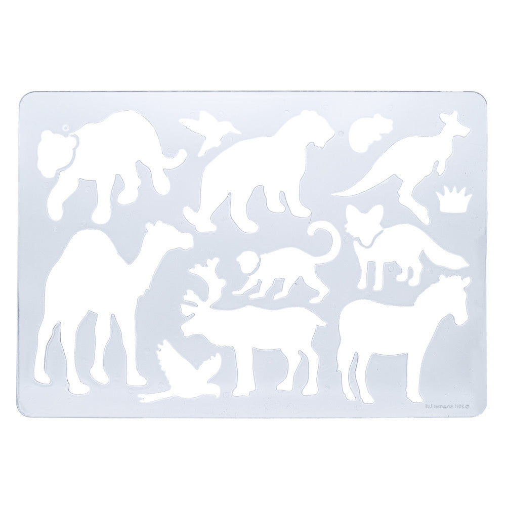 Stencils Wild Animals Set of 2 - Default (STENWILANI)