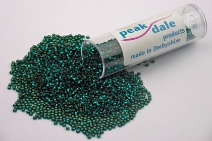 Beads T05-16 Sea Green Foil Glass Seed 35g