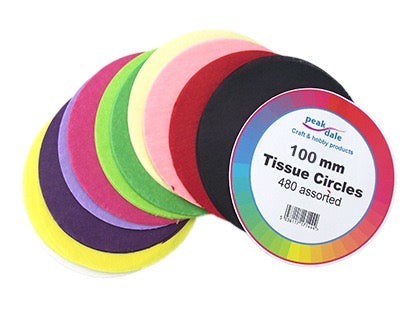 Tissue Circles 100mm (4 inch) - Default Title (TISSCIRC4)