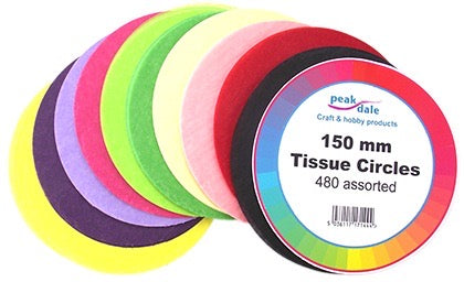 Tissue Circles 150mm (6 inch) - Default Title (TISSCIRC6)