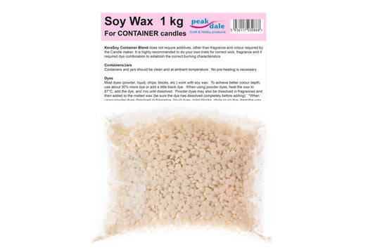 Soy Wax for Containers 1kg - Default Title (WAXSOYCB1)