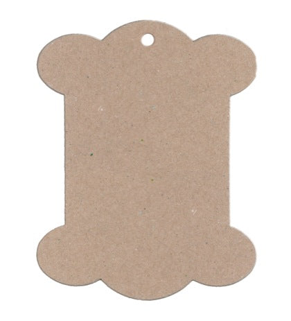 Winding Card Brown Kraft Pack of 100