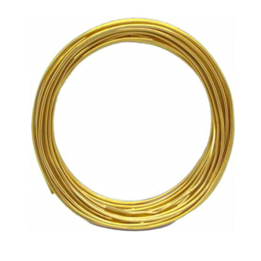 Aluminium Wire Gold 2mm 100g - Default Title (WIRALUGOL)