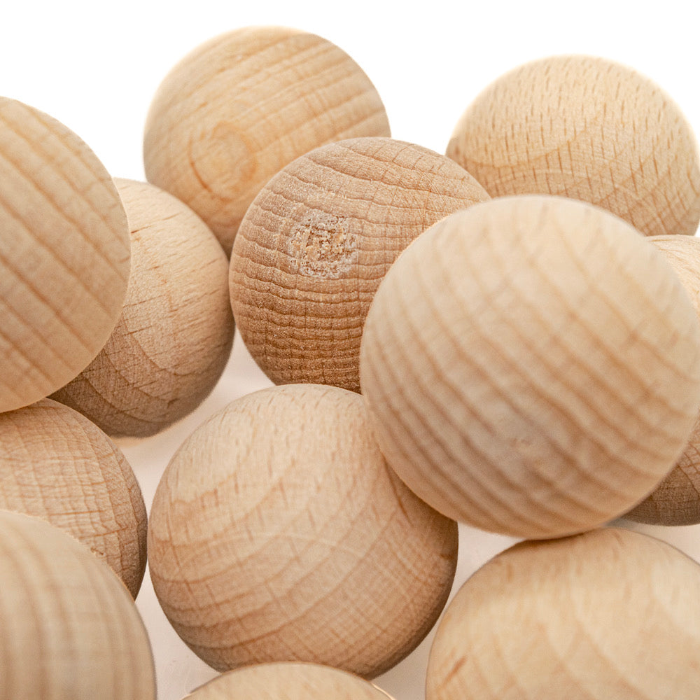 Wood Ball 30mm - No hole Pack of 100 - Default Title (WOODB5-H)