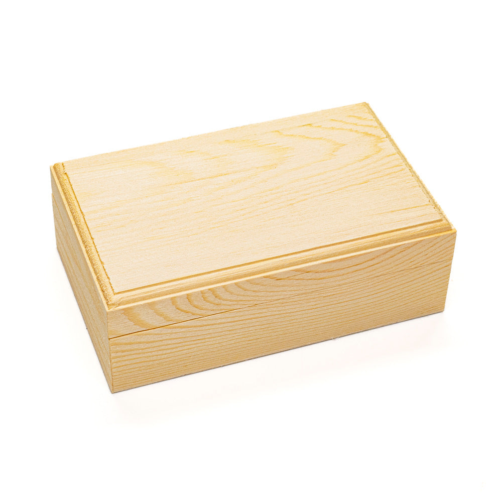 Wooden Jewellery Box 14x9x5cm - Default Title (WOODBOX14x9x5CM)