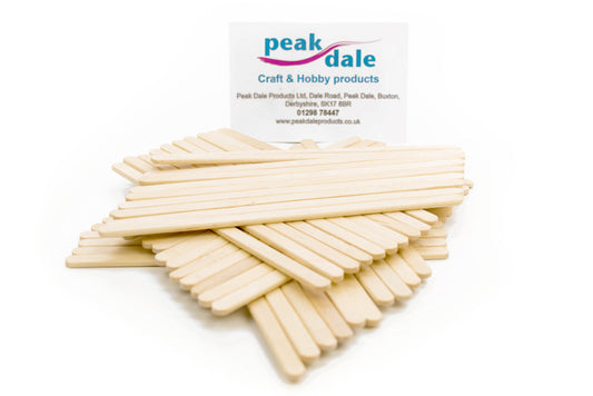 Wooden Construction Sticks Thin Pack of 50 - Default (WOODCOF50)
