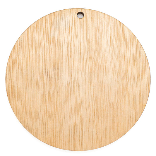 Wooden Discs 104mm with Hole Pack of 5 - Default Title (WOODDISC104HOL)