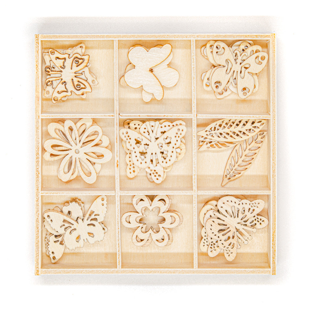 Wooden Shapes Summer Box of 45 - Default Title (WOODSHSUM)