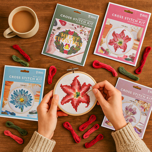RHS Cross Stitch Kits – Various Designs