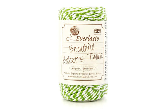 Bakers Twine LIME/WHITE 20m Default