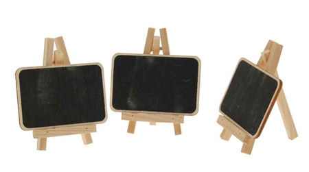 Blackboard with Easel Small Plain Pack of 3 Default