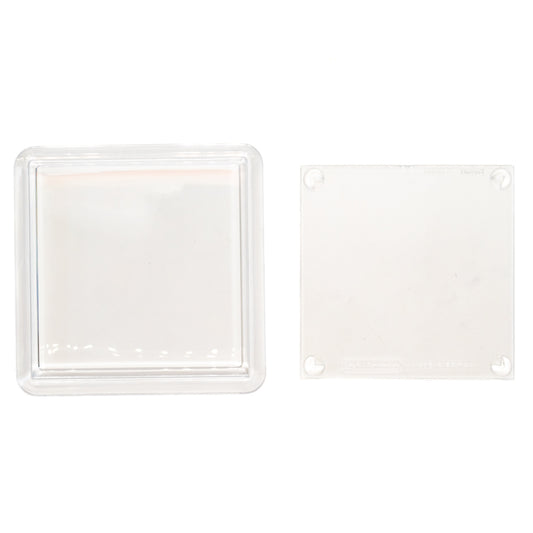 Clear View Coaster 80 mm Square Pack of 50