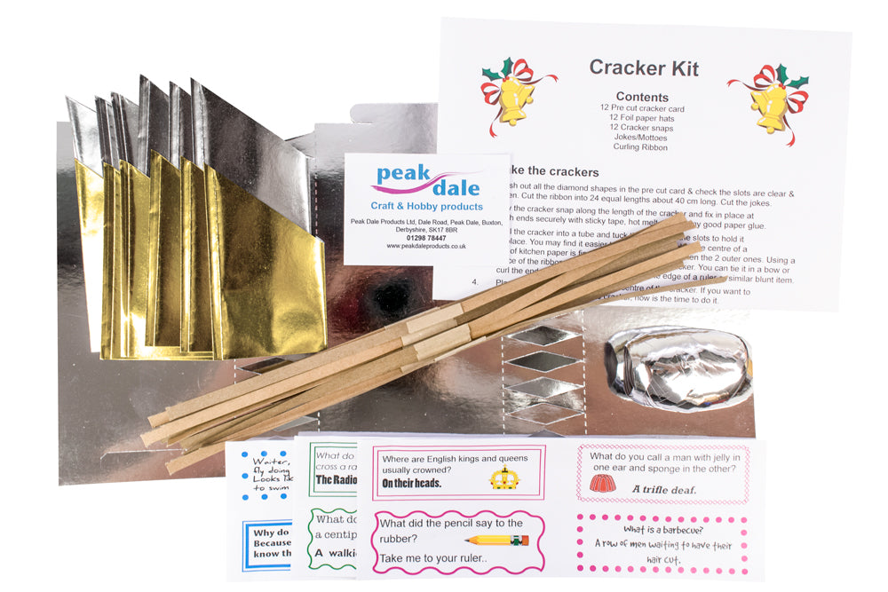 Cracker Kit Metallic SILVER makes 12 Default