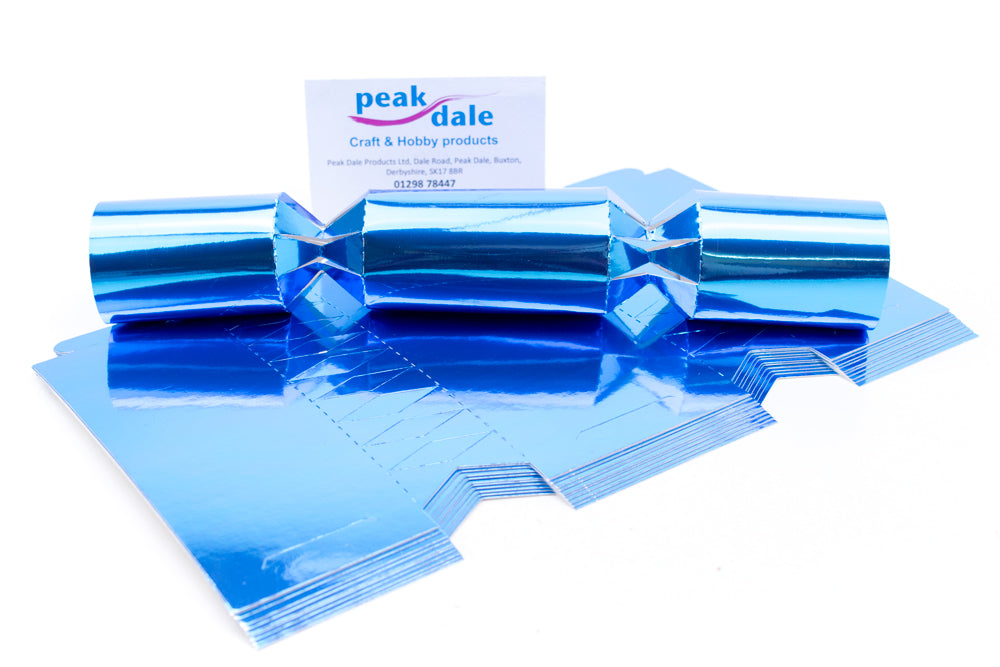 Cracker Board Mini Metallic BLUE Pack of 12 Default
