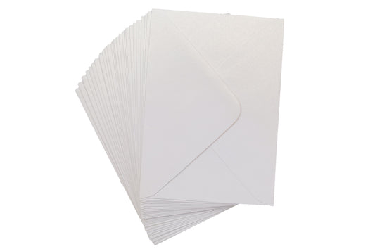 Envelopes A6 IRRIDESCENT WHITE pk 30 Default