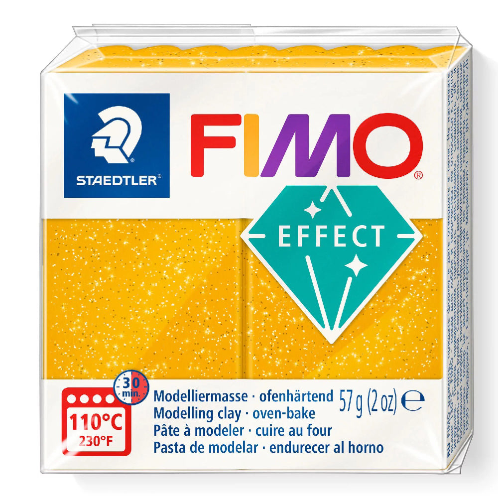 Fimo 8020-112 Effect Glitter Gold 57g Default