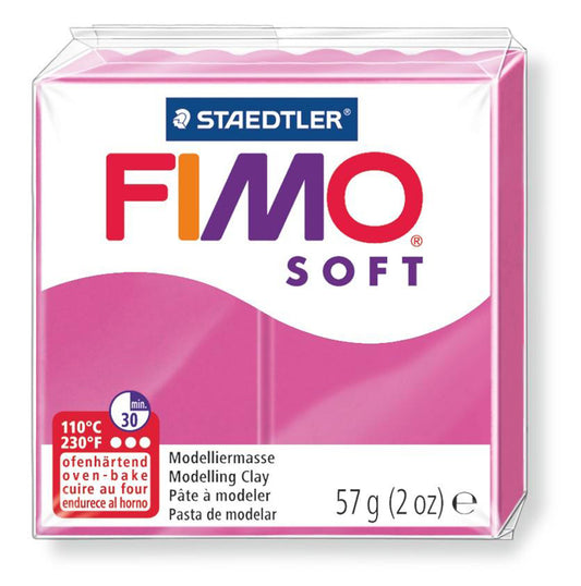 Fimo 8020-22 Soft Raspberry Standard block Default