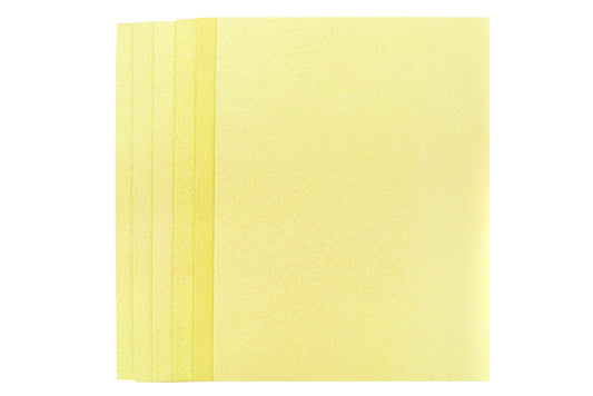 Funky Glitter Foam YELLOW A4 pack of 6 sheets Default