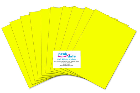 Funky Foam A4 Yellow Pack of 10 sheets Default