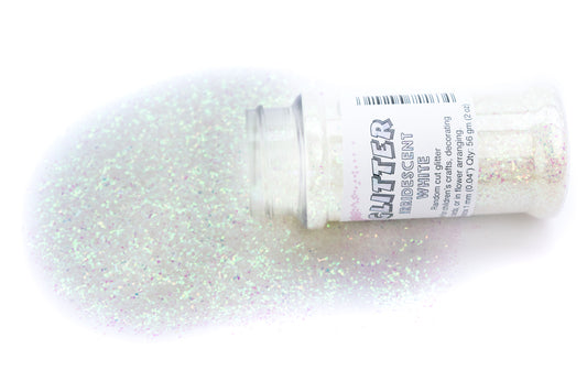 Glitter Big .040 Irridescent white  55g (2oz) Default