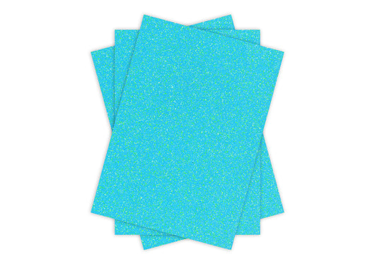 Glitter Card A4 ICE BLUE Pack of 3 Default