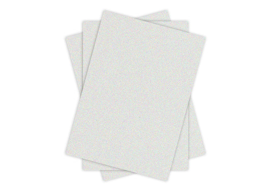 Glitter Card A4 WHITE Pack of 3 Default