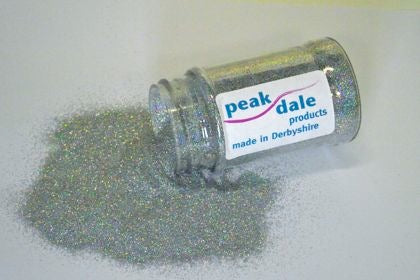 Glitter Holographic Silver 50g Default