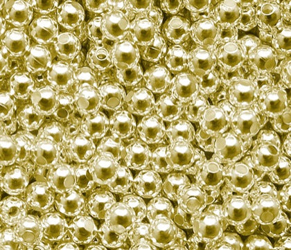 Beads Metal Gilt 3 mm (100) Default