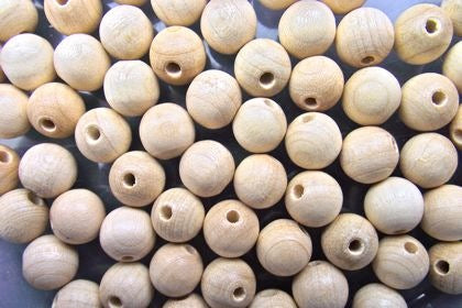 Beads Wood 8mm Round Natural (100) Default