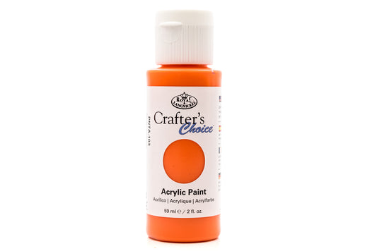 Crafters Choice Acrylic Paint Orange 59ml Default