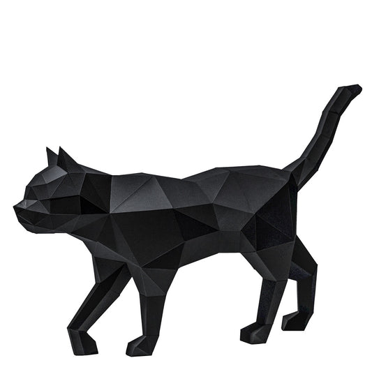 Papercraft World Black Standing Cat Default