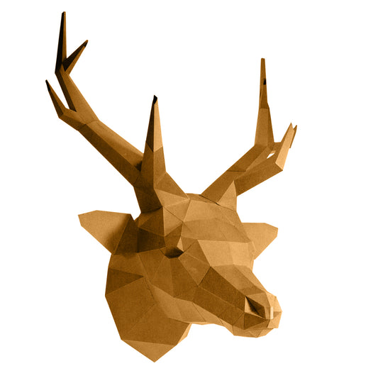Papercraft World Deer head wall hanging Gold Default