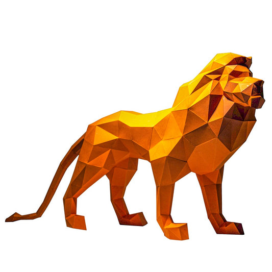 Papercraft World Standing Lion Default