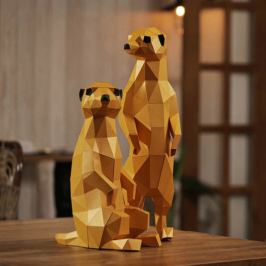 Papercraft World 2 Meerkats