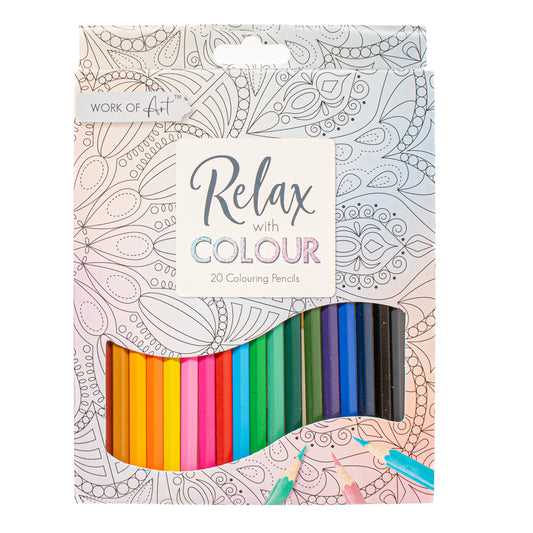 Pencils Colour Therapy Assorted Colours Set of 20