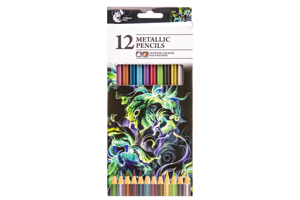 Chiltern Arts Metallic Pencils 12 Pack Default